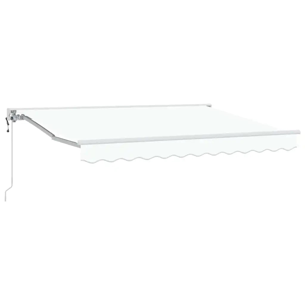 vidaXL Tenda Retrattile Bianco 300x200 cm Tessuto