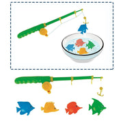 Trade Shop - Gioco Giocattolo Che Bello Pescare Canna Da Pesca 4 Pesciolini Bambini -