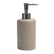 Trade Shop - Dispenser Porta Sapone Liquido Pietra Cemento Naturale Accessorio Arredo Da Bagno 87823 -