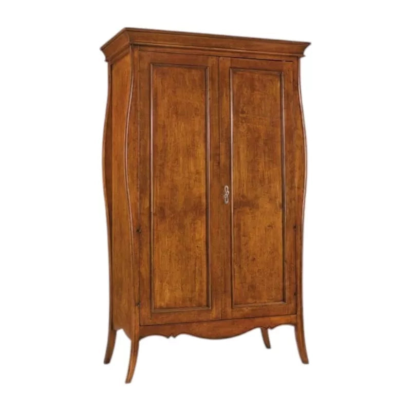 Armadio 2 ante classico legno finitura noce bassano 127x64x212 (487) - Mobili 2G