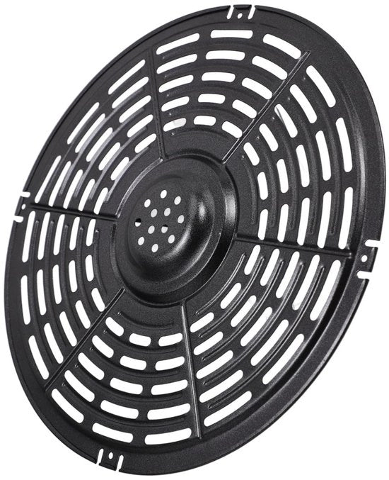 Scalino di Rifornimento con Strato Antiscivolo - Piatto di Ricambio per Frittelle - Circa 22 cm - Acciaio di Carbone - Resistentente alla Lavastoviglie - Utilizzo Multifunzionale - Accessorio per Frittelle