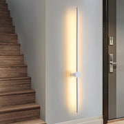 ZMH Applique a LED da interno 100CM lampada da corridoio bianca moderna 3000K per soggiorno