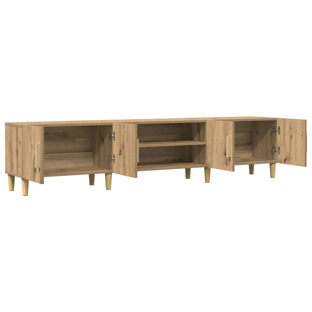 Mobile TV-Credenza per TV-Console TV Rovere Artigianale 180x31,5x40 cm in Truciolato