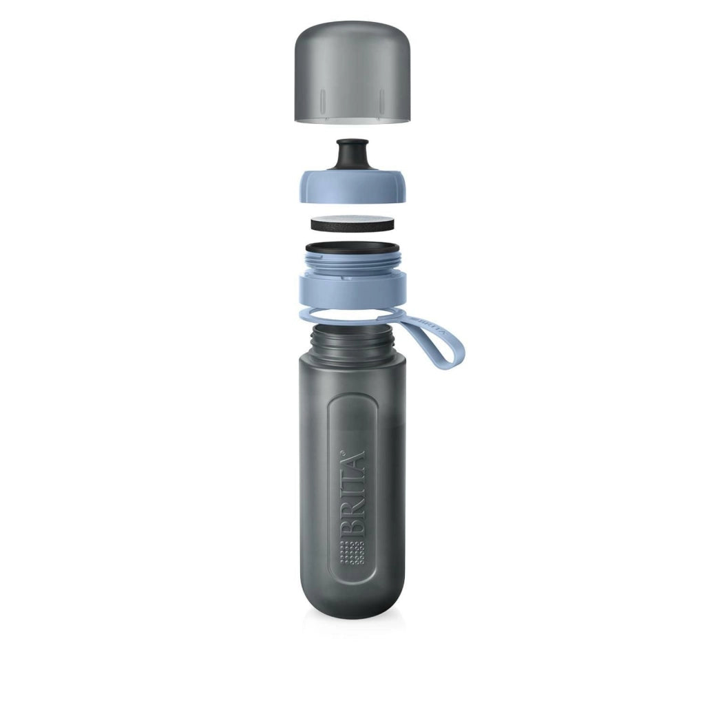 Brita 1052248 Filtraggio acqua Bottiglia per filtrare l'acqua 0,6 L Blu, Grigio