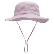 Zonnehoed e zonnebrillante per bambini con protezione UV UPF 50+, cappello da sole per ragazzi e ragazze con cinturino regolabile e larga visiera, misura S: 48-50cm, colore blu scuro.