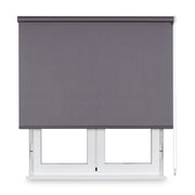 VIEWTEX Tenda a rullo traslucida Metallici Grigio 120 X 190cm - Made in Europe - 5 anni di garanzia
