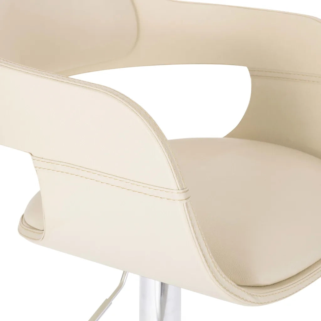 Sgabello da Bar Bianco in Similpelle cod mxl 66951