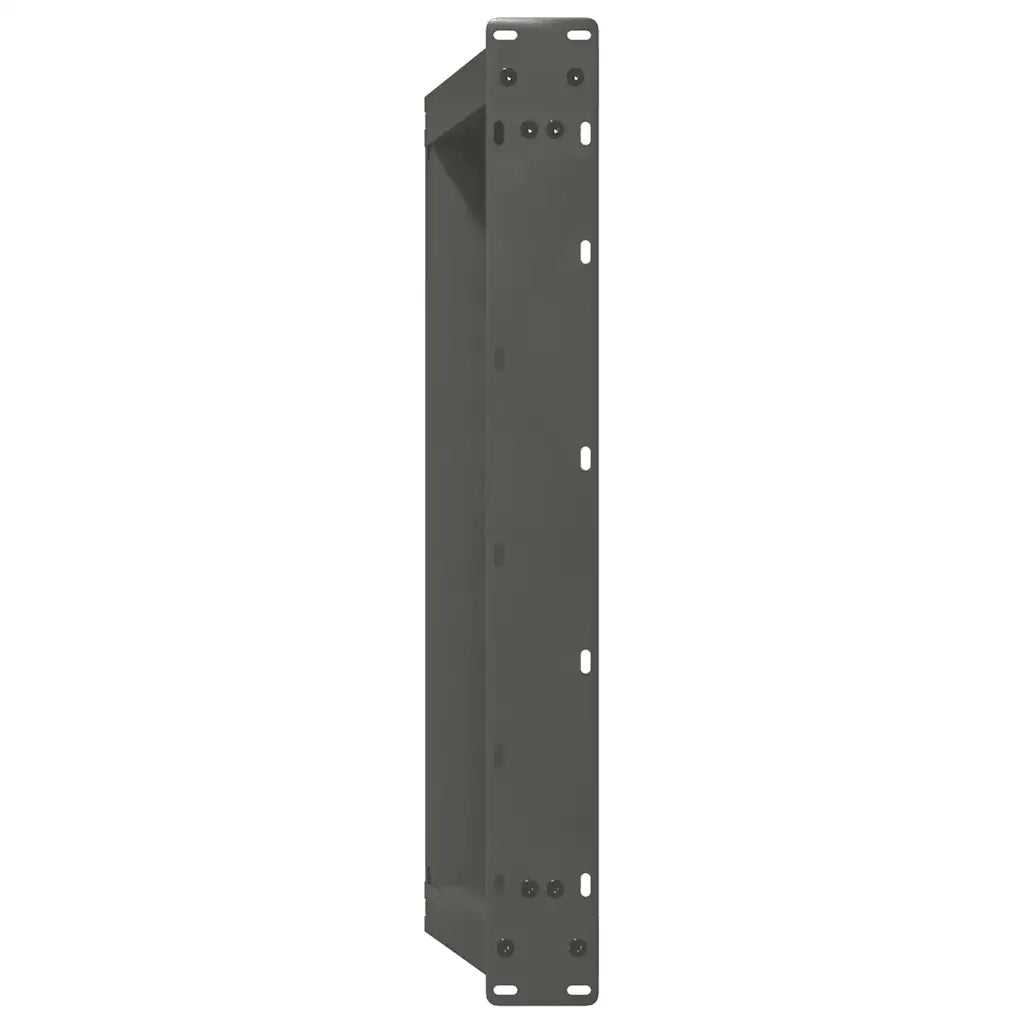 Gambe per Tavolino da CaffÃ¨ a Forma di U 2 pz Antracite 70x(30-31) cm Acciaio