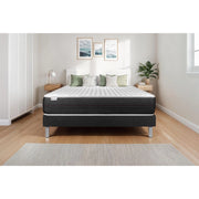 Letto con materasso VITAL SPRING 130 x 200 cm Rete Kit Nero