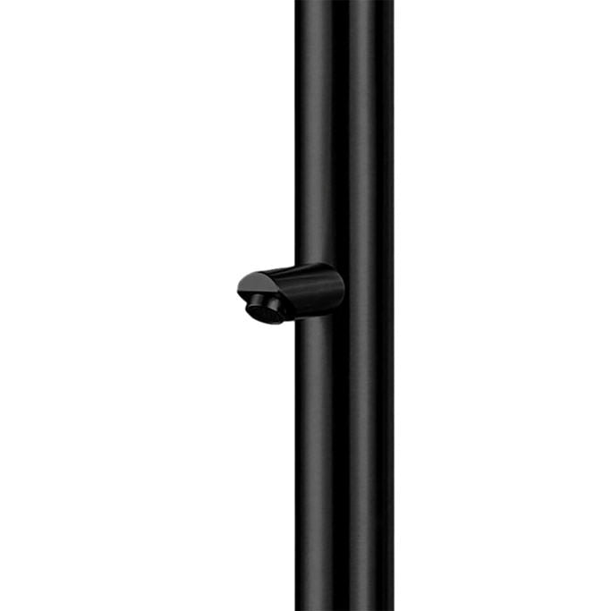 Doccia da Giardino 243,9x25x54,5 cm con Soffione Miscelatore e Lavapiedi Sined Palau Nero satinato
