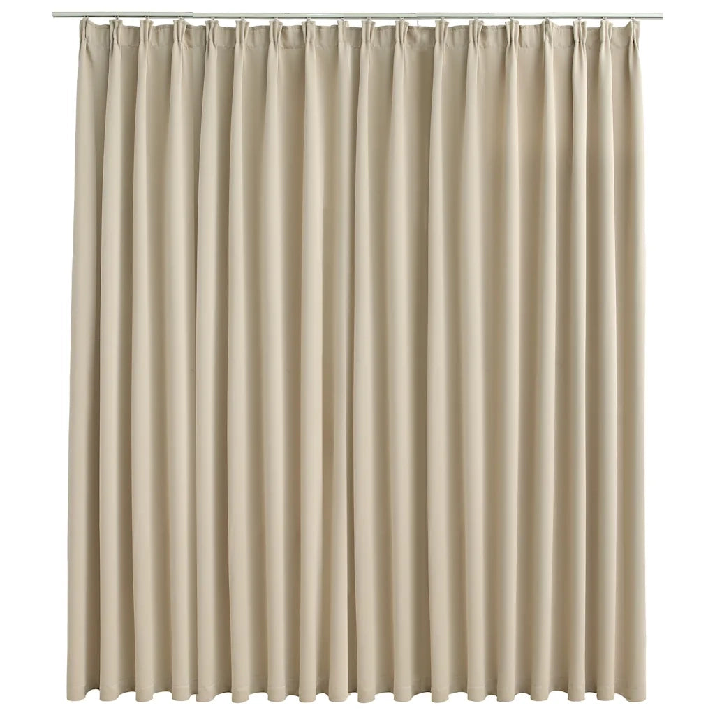 TendaOscurante con Ganci Beige 290x245 cmcod mxl 72963