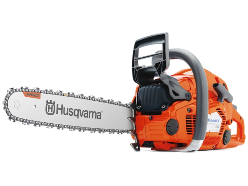 Motosega a scoppio Husqvarna 555 professionale 60cc barra 45cm 3,1kW peso 5,9kg