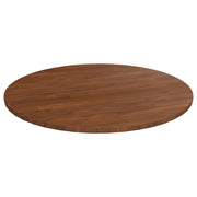Piano Tavolo Rotondo Marrone Scuro Ã˜90x1,5 cm Rovere Trattatocod mxl 118534