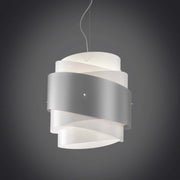 Lampadario a sospensione BEA una luce Argento diametro 40x h39 cm