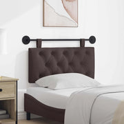 Testiera sospesa Marrone Scuro Tessuto
