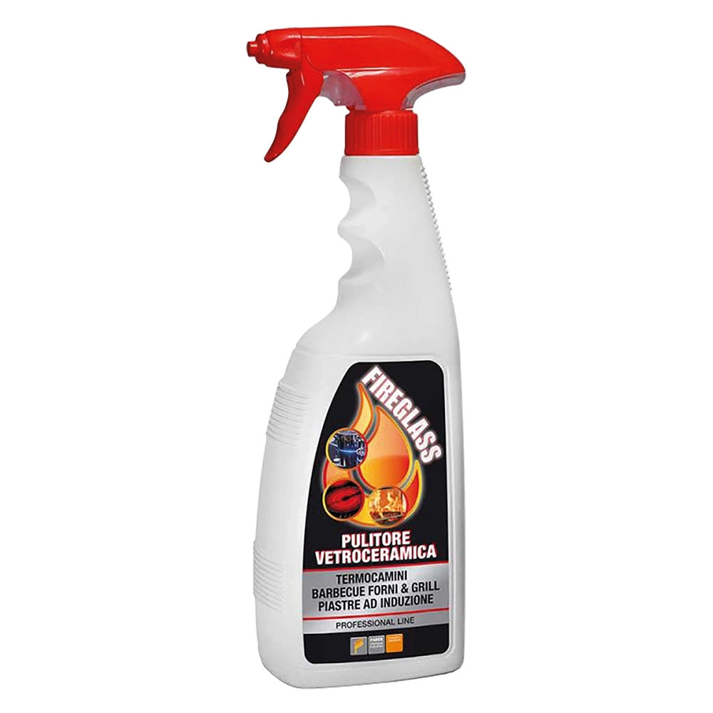 PULITORE PER VETRI FUMISTERIA 'FIREGLASS' ml 750- 12 pezzi  - FAREN