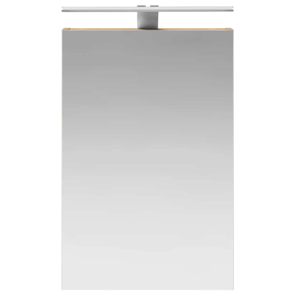 Mobiletto per specchio da bagno con porta Rovere Artigianale