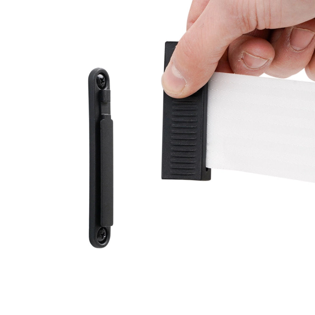 Tendinastro da Parete 5 m con Clip di Chiusura Nastro Blu