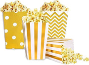 Zuppa Popcorn in Sacchetti da 45 Pezzi - Dozzina di Popcorn per Feste - Snack - Dolci - Cadeau per Natale - Compleanno - Matrimonio - Borse di Regalo (3 Modelli)