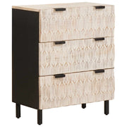 Credenza-Buffet-Armadio da cucina Finitura Bianco Lavato 60 x 33,5 x 75 cm 513049