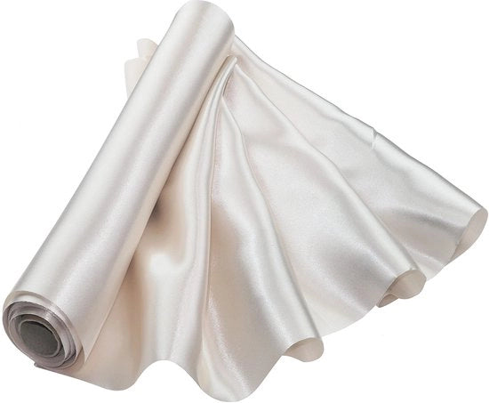 Tela Satinata Luccicente - 36 cm x 850 cm - Progetti Creativi - Arte Tessile - Feste di Compleanno - Idee di Decorazione - Tessuto Decorativo