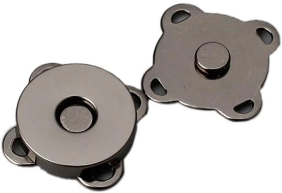 Decorative Spille - 20 Paia Spille Magnetiche - Spille per Abbigliamento Manuali - Metallo - Per la Sartoria o il Ricamo - Oro/Argento/Nero/Bronzo - Spille da Sartoria