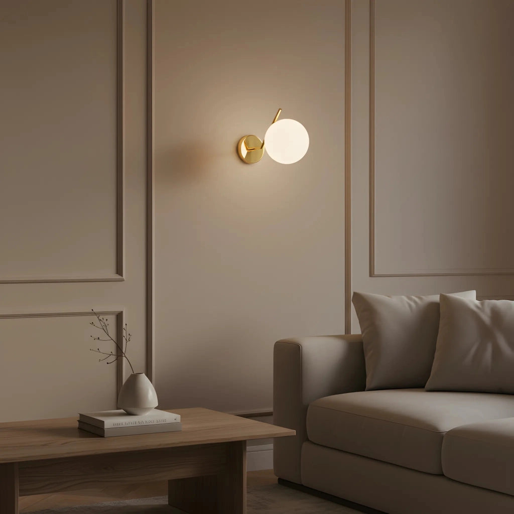 Lampada Da Parete G100-1w Gold