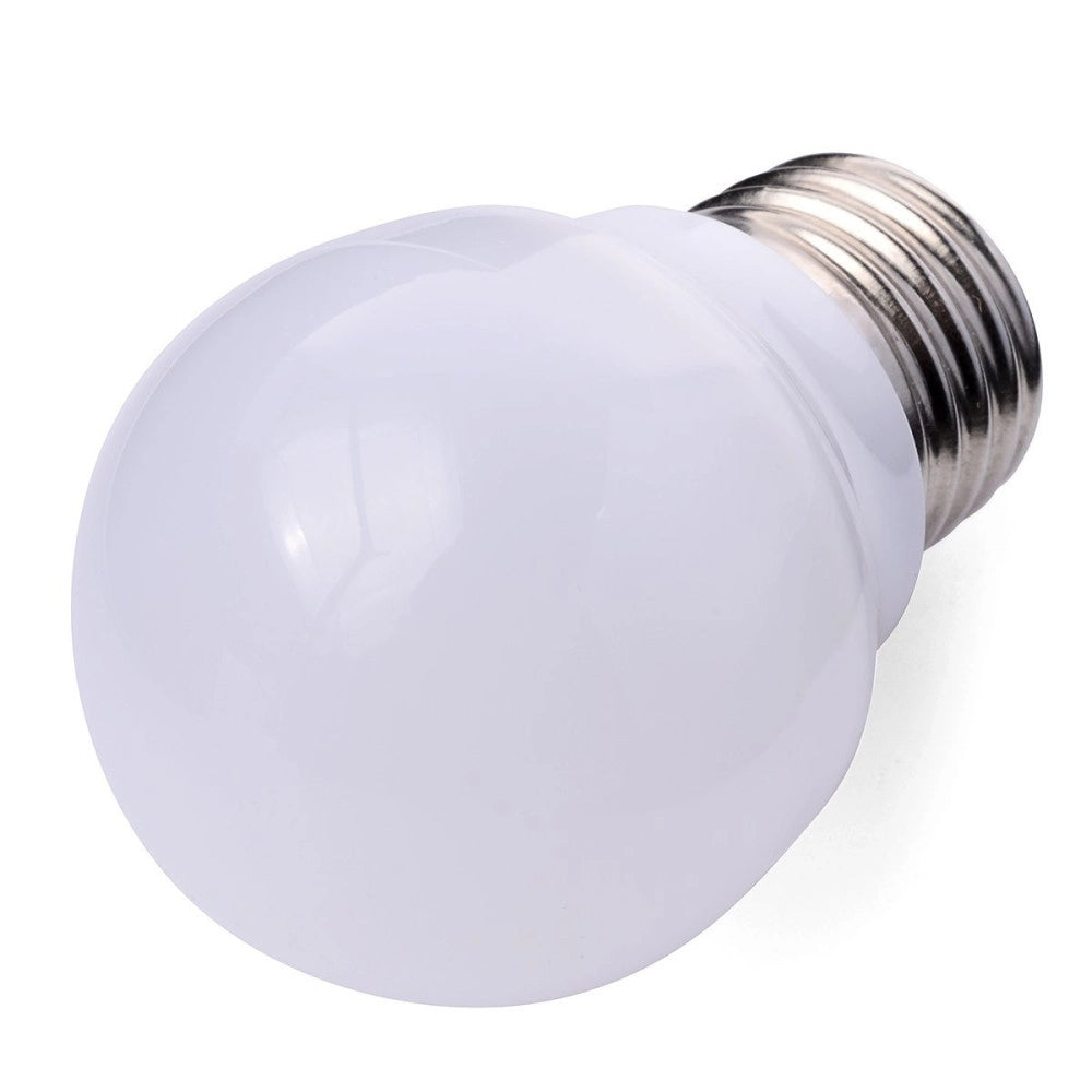 Trade Shop - Lampadina Globetto A Led Da 3w Con Copertura Bianco Latte A Luce Calda Set 10pz -