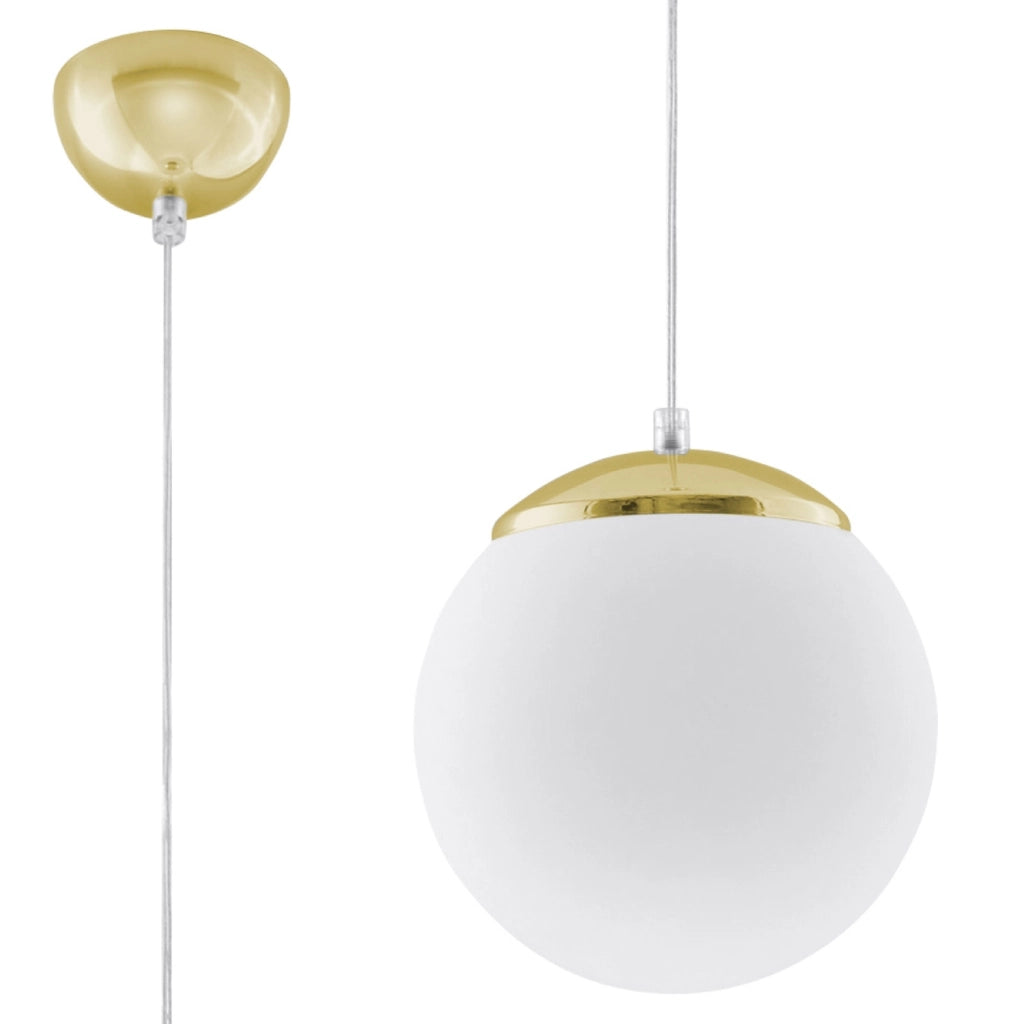 Lampada a sospensione Franco 20 oro Pure Lume E27