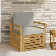 Set di divani da esterno-Sofa da giardino Poliestere Bianco 841939