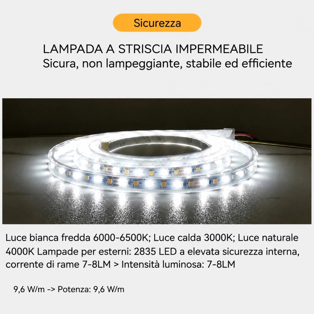 Specchio da terra figura intera LED 163x54 cm con staffa; cornice sottile in lega di alluminio nera