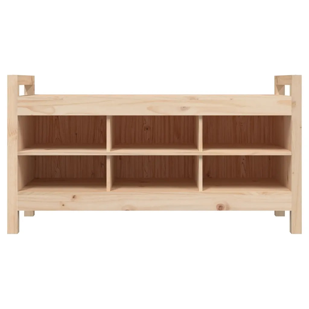 Panca da ingresso-Sgabello-Panca da Corridoio 110x40x60 cm in Legno Massello di Pino