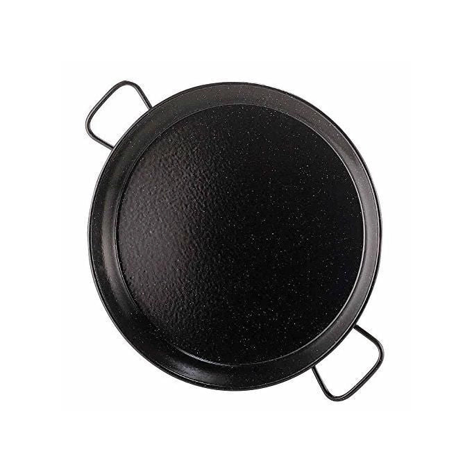 Garcima 071050 Paellera Valenciana in Ferro Smaltato 70 cm 25 Porzioni Gas Fuoco Aperto Forno