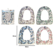Trade Shop - Cuscino Copri Water Seduta Copertura Morbida Wc Fantasia Astratta Colorata 87203 -        3,5