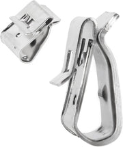 Clip per cavo in acciaio inossidabile - 50 pezzi - Clip per cavo in acciaio inossidabile