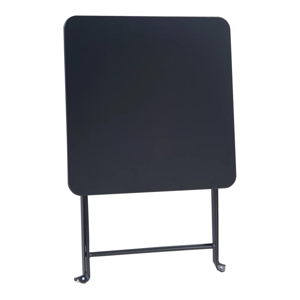Tavolo pieghevole da campeggio/giardino 45 x 40 x 40 cm acciaio nero 03_0011092