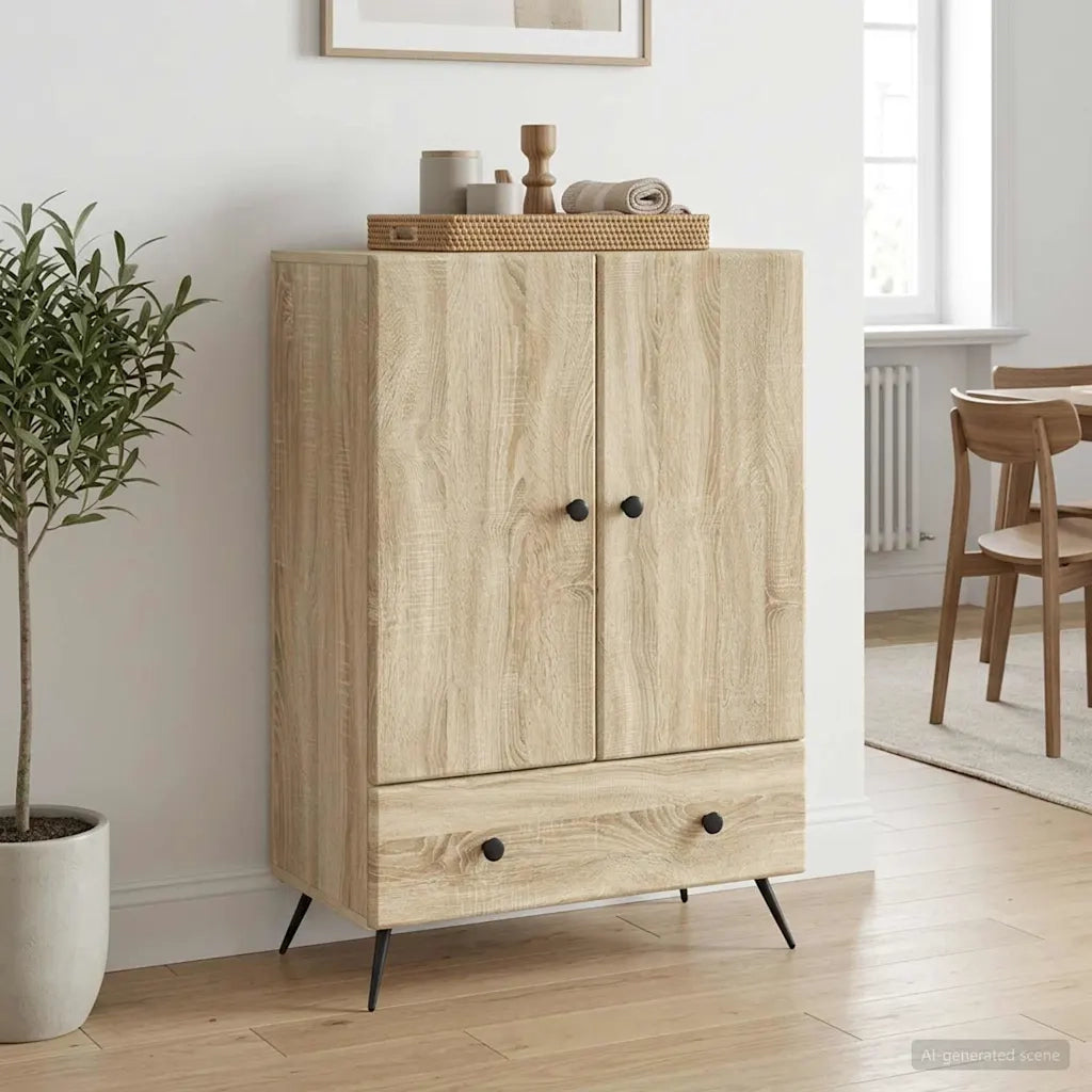 Credenza Rovere Sonoma 66 x 34,5 x 95 cm Legno ingegnerizzato 895587