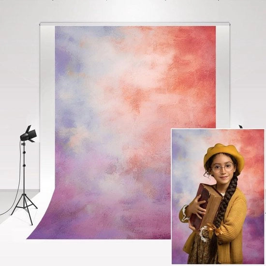 Fotografia Backdrop 1,5 x 2,2 m - Materiale a microvezzi - Qualità professionale - Decorativo - Hidrofobo - Fotografia sfondo