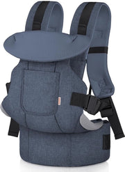Borsa per bambini da 0 a 36 mesi Facile da indossare da faccia a faccia Porta-bambino anteriore e posteriore per bambini - Blu