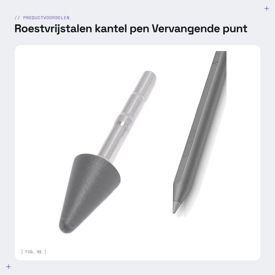 Penna stilografica - Materiale in acciaio inossidabile - 4096 punti di contatto - Puntina sostituibile - Adatto per MPP 2.0 - Maggiore sensibilità al tocco - Penna per disegno