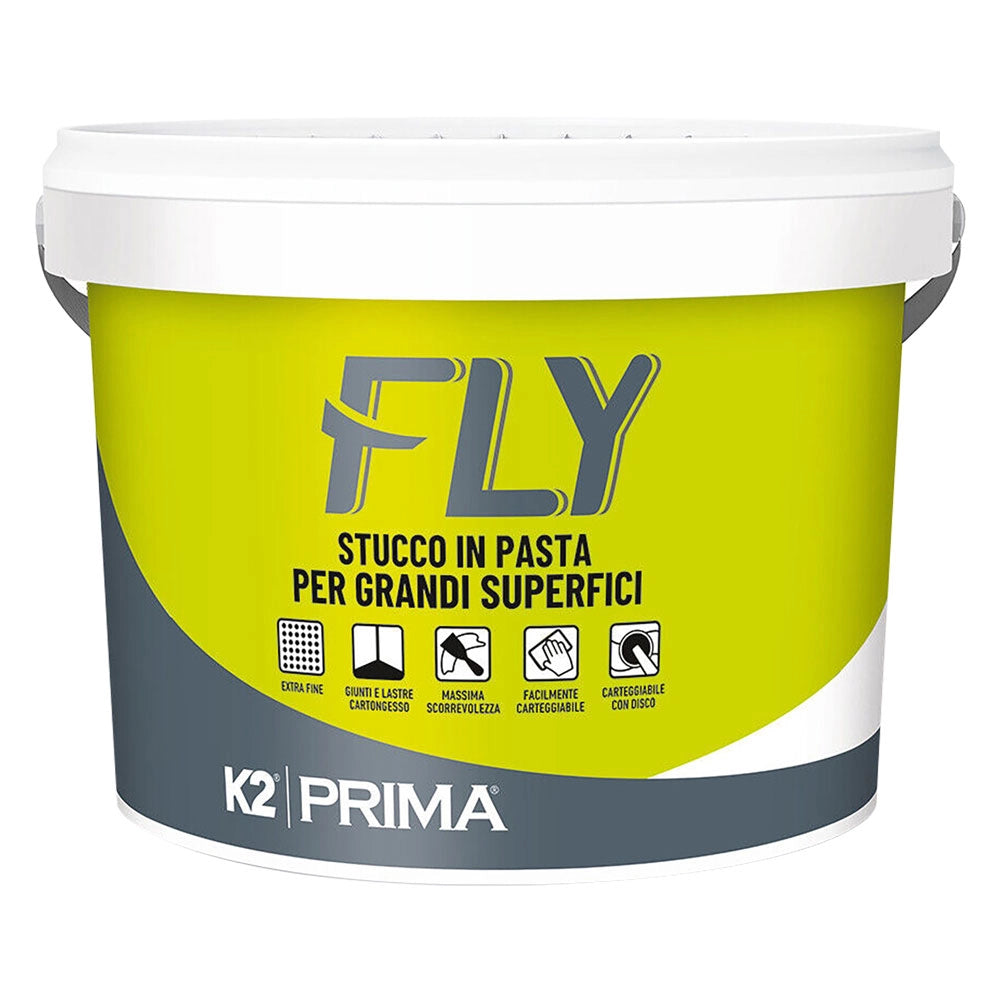 STUCCO IN PASTA GRANDI SUPERFICI 'FLY' kg. 18  - K2