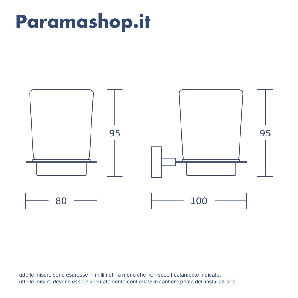 Set da bagno 2 accessori nero opaco: dispenser e porta spazzolino | Arch
