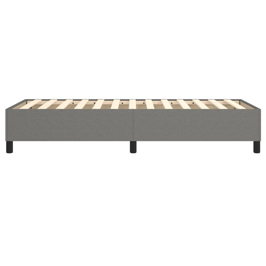Struttura Letto a Rete a Molle Grigio Scuro 90x190 cm Tessuto 3120823