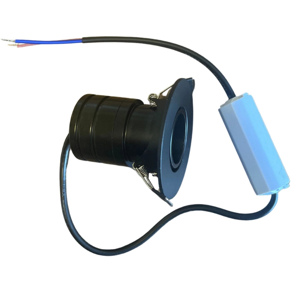 Mini Faretto Led Da Incasso Rotondo, Carcassa Nera 3000K, 5W 360LM 220V, Ø60*53mm, Foro 45mm, Angolo 24° IP20
