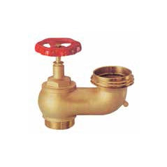 RUBINETTO IDRANTE CON PRESA A TERRA- 11/2 DN 45- MANFR