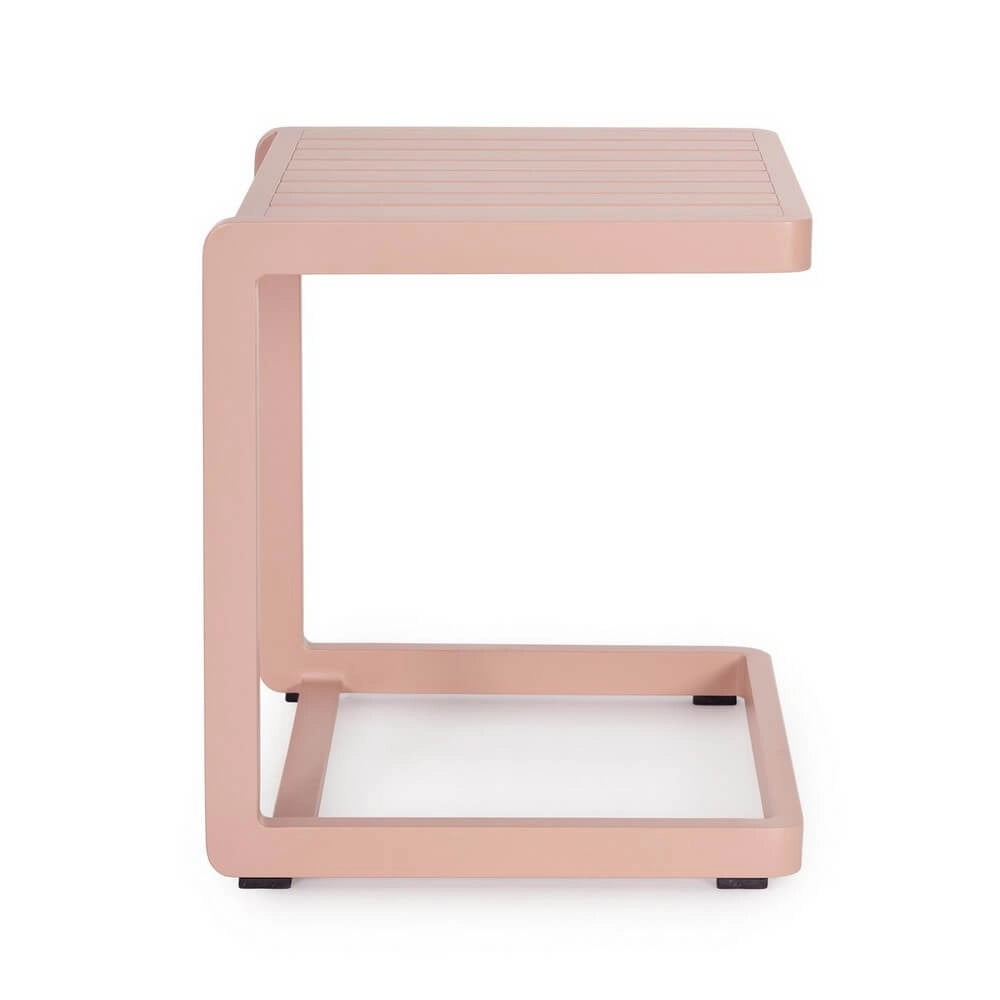 Set di 2 Tavolini da Esterno in Alluminio Verniciato 40x40 - DRYDEN