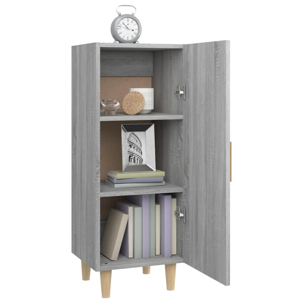 Credenza Grigio Sonoma 34,5x34x90 cm in Legno Multistrato 817403