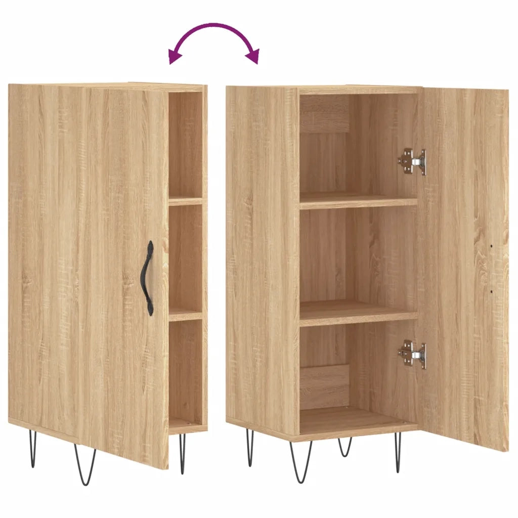 Credenza Rovere Sonoma 34,5x34x90 cm in Legno Multistrato 828535