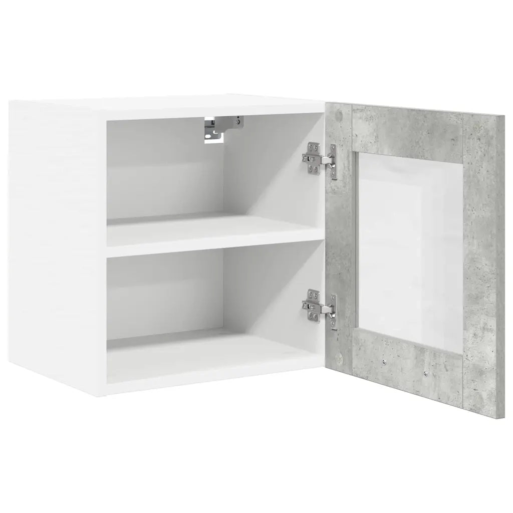 Armadio pensile Riga 2 pcs Grigio cemento 40 x 31 x 40 cm 884201