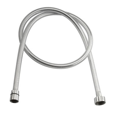 FLESSIBILE DOCCIA CON PIATTELLA CROMATA CM 120- Cromo- Remer- pezzi 1
